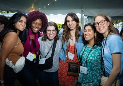 Members of the Class of 2018 celebrate their 5th Reunion.